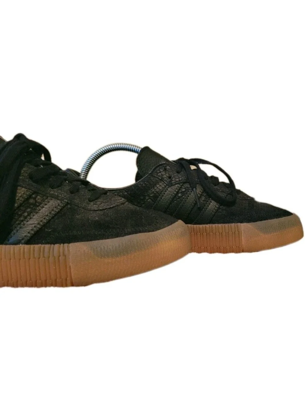 Adidas Women's US 8 Sambarose Sneakers Core Black Gum Soles ART B28157